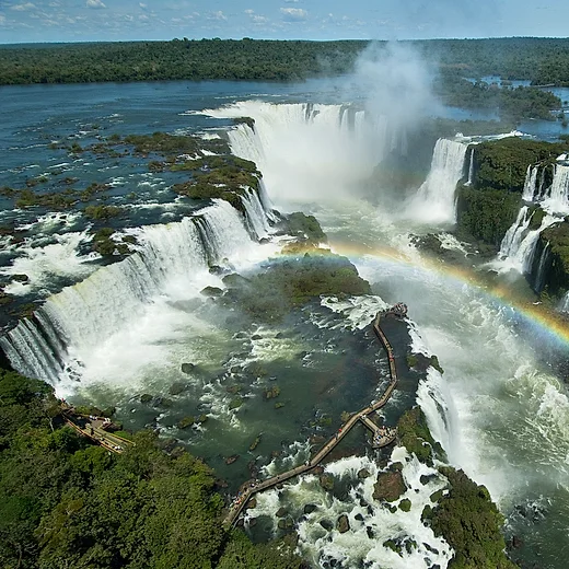 Cataratas do Iguaçu vistas do mirante